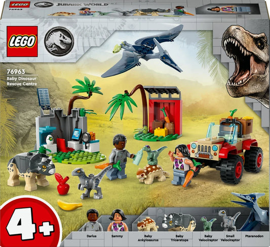 LEGO®  76963 - LE CENTRE DE SAUVETAGE DES BÉBÉS DINOSAURES